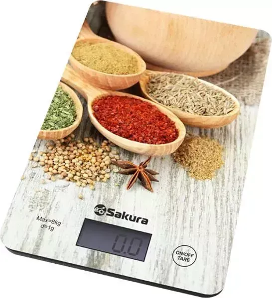 Весы кухонные SAKURA SA-6077WS