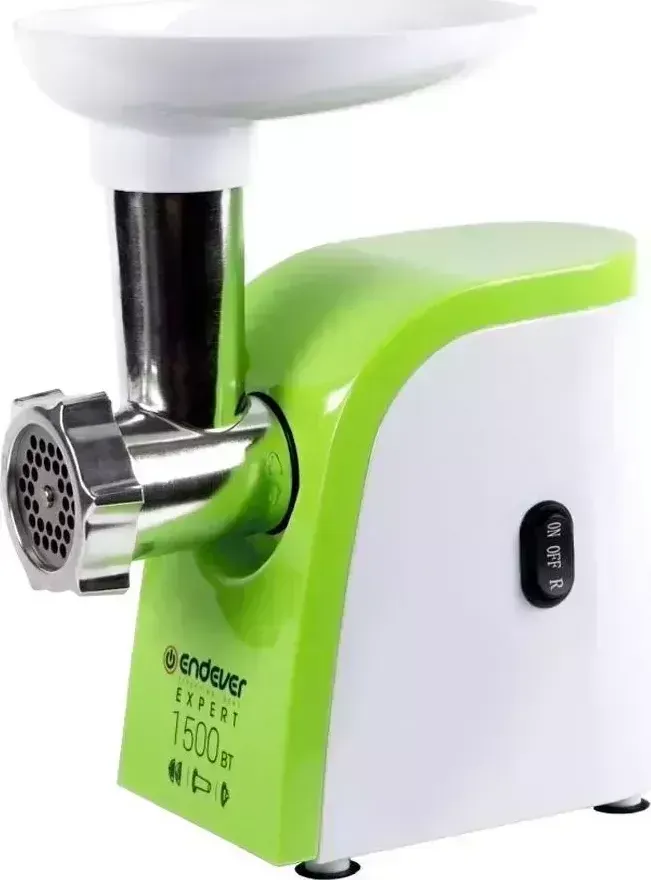 Мясорубка ENDEVER Sigma 43, бело-салатовый