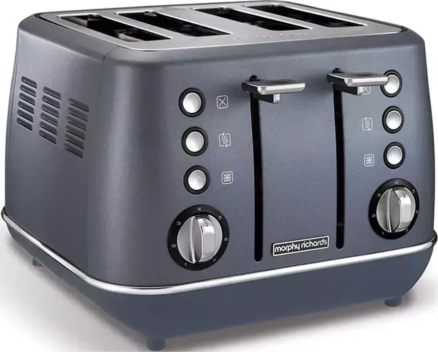 Тостер  Morphy Richards Evoke 4 Slices Steel Blue 240102