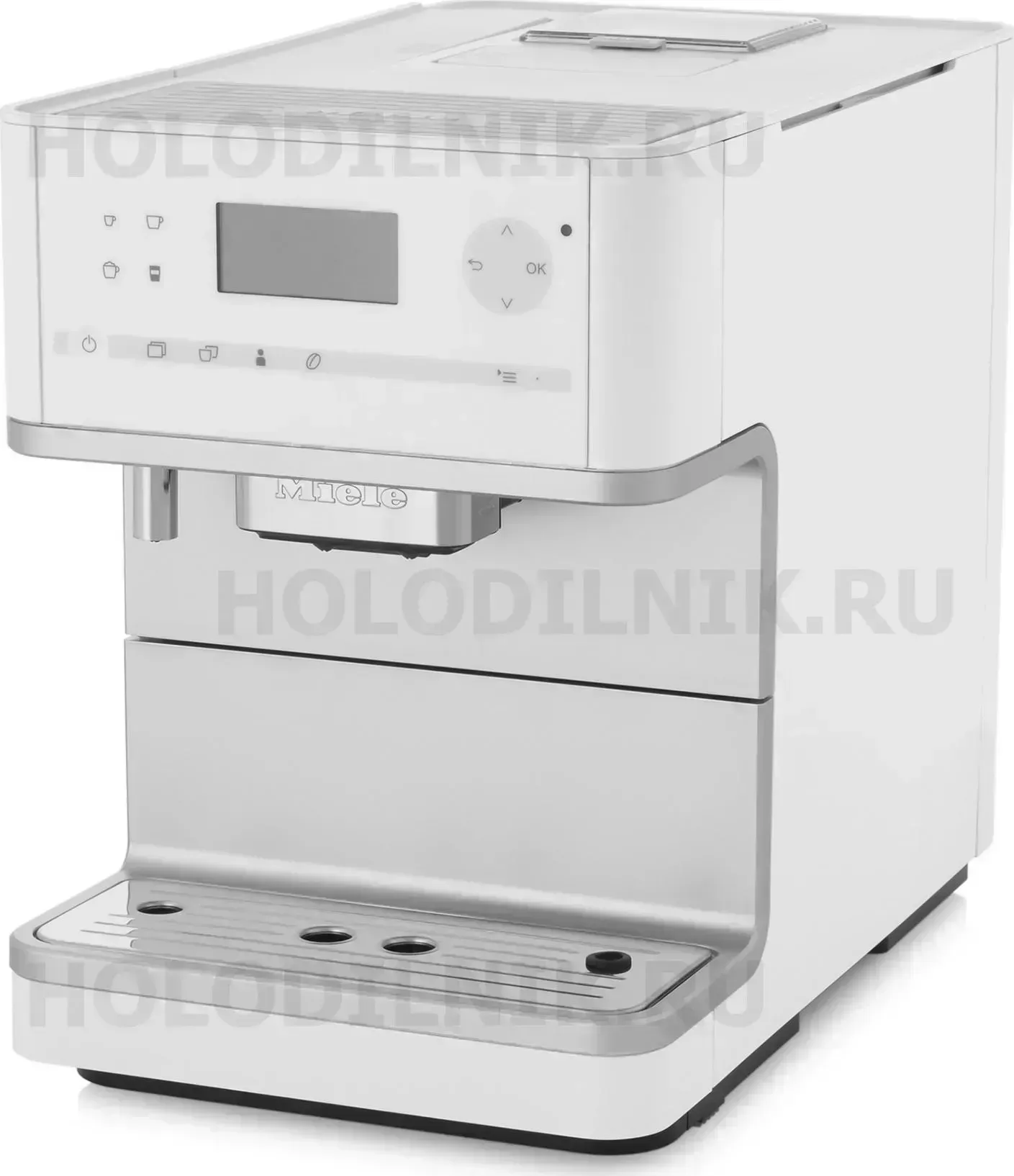 Кофемашина MIELE автоматическая CM 6350 LOWE белый лотос