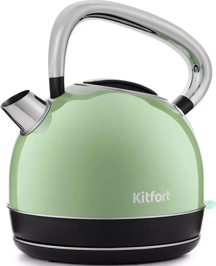 Чайник электрический KITFORT KT-696-3, салатовый