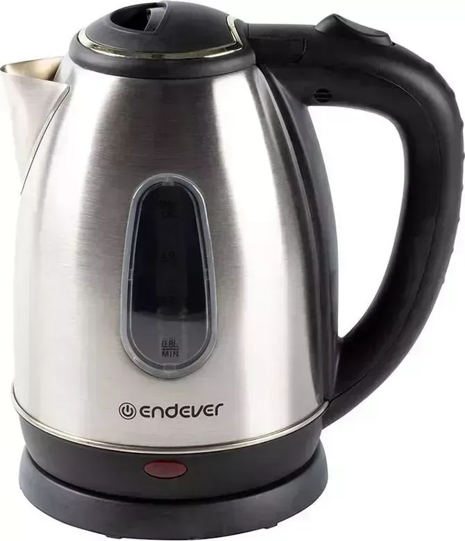 Чайник электрический ENDEVER Skyline KR-220S, стальной/черный