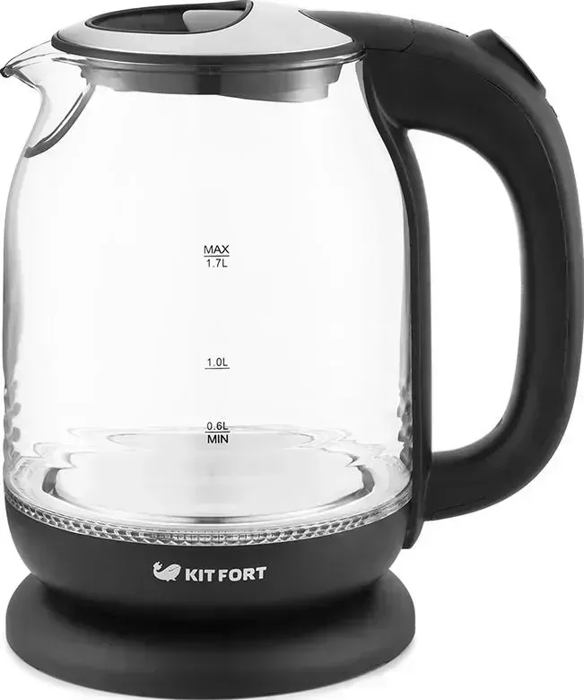 Чайник электрический KITFORT KT-654-6, чёрный