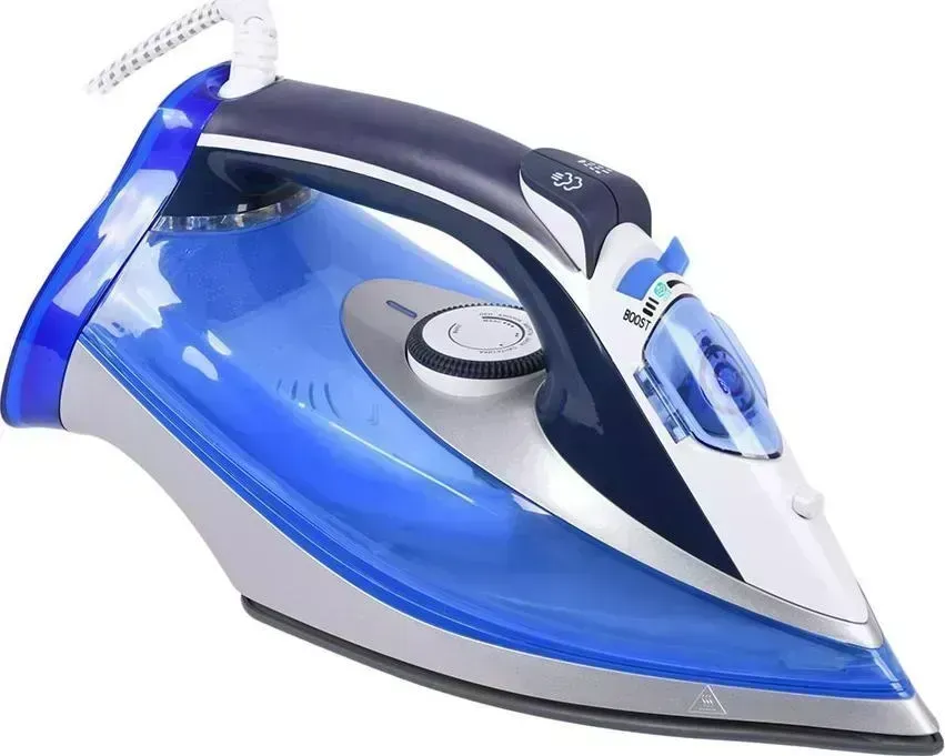 Утюг ENDEVER Delta 212, синий/серебристый