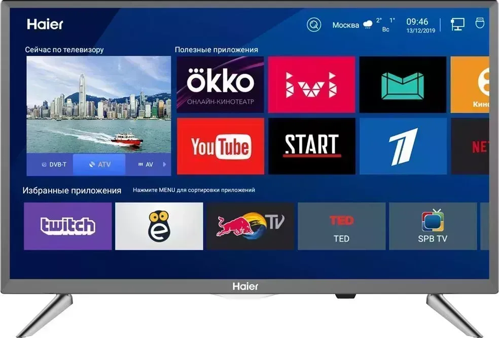 Телевизор HAIER LE 24 K 6500 SA серый
