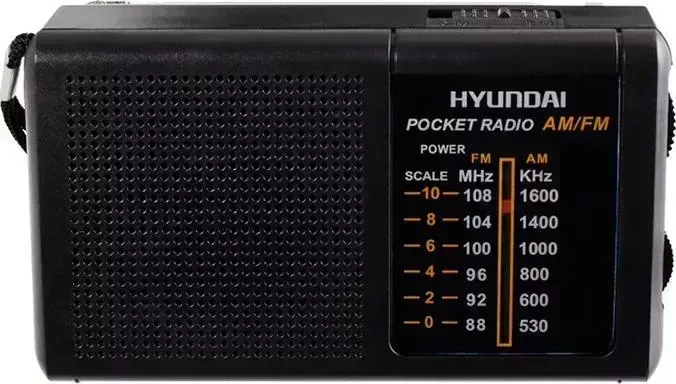 Радиоприемник HYUNDAI портативный H-PSR130 черный