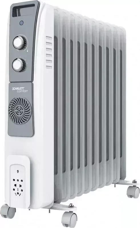 Обогреватель масляный SCARLETT SC 51.2811 S5 белый обогреватель SC S5