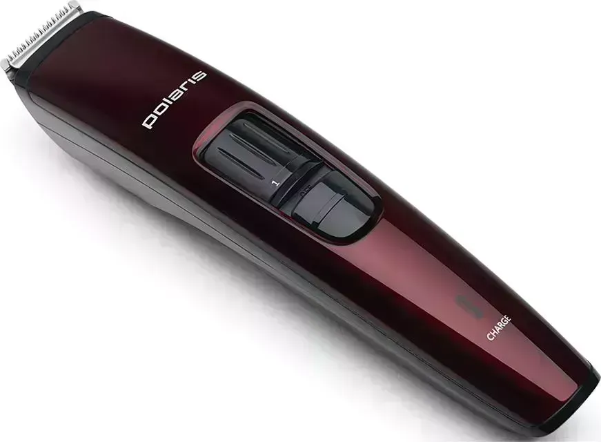Машинка для стрижки POLARIS бороды и усов PHC 1102R, бордовый