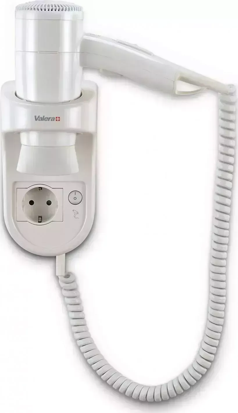 Фен Valera Настенный со встроенной евророзеткой Premium Smart 1600 Socket 533.05/032.02
