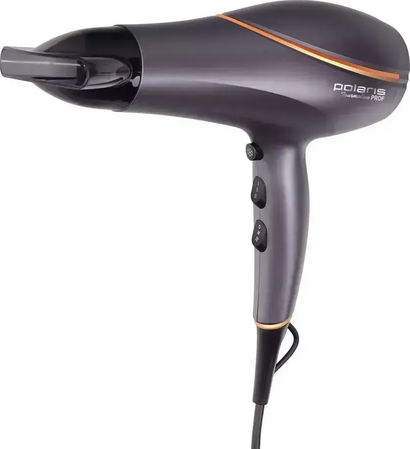 Фен POLARIS PHD 2290Ti Tourmaline PROF, графит/розовое золото