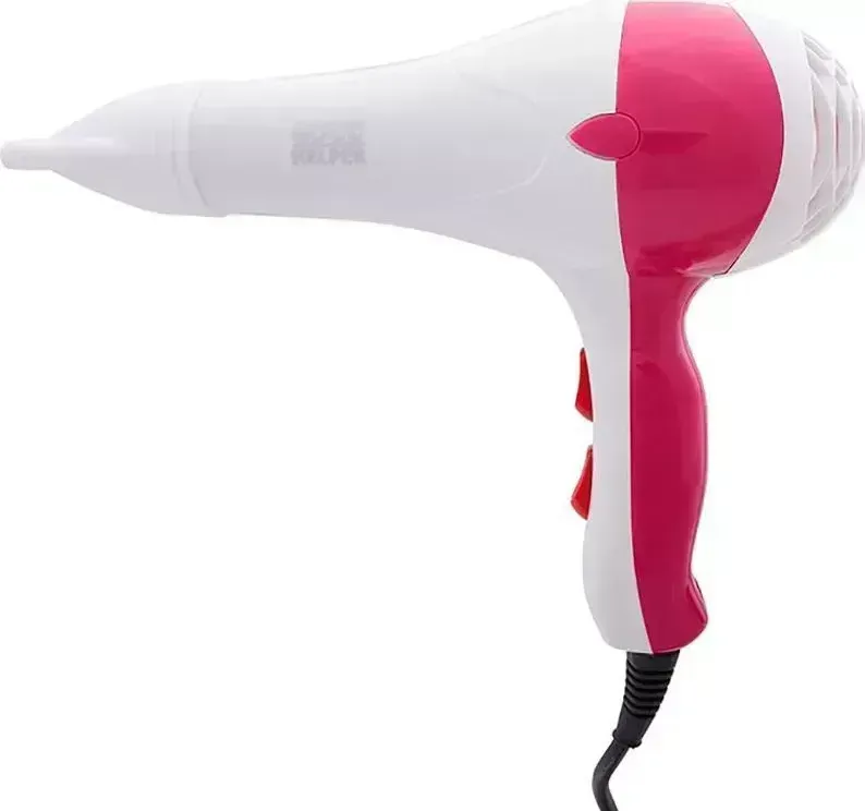 Фен  GoodHelper HD-1601, белый/розовый