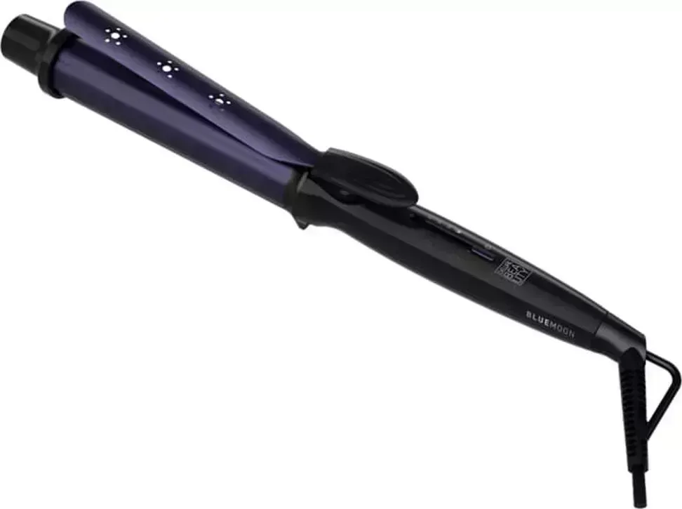 Плойка для волос Dewal Beauty Blue Moon, черная 32 мм