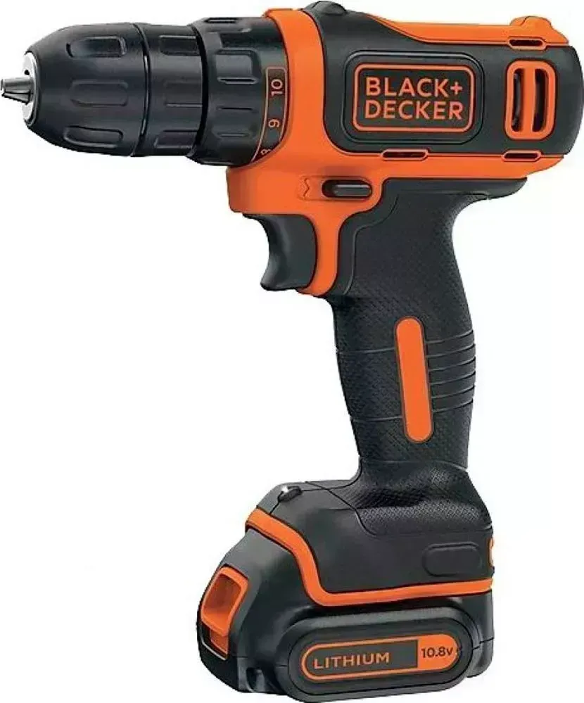 Дрель аккумуляторная BLACK&DECKER BDCDD12K1B-QW