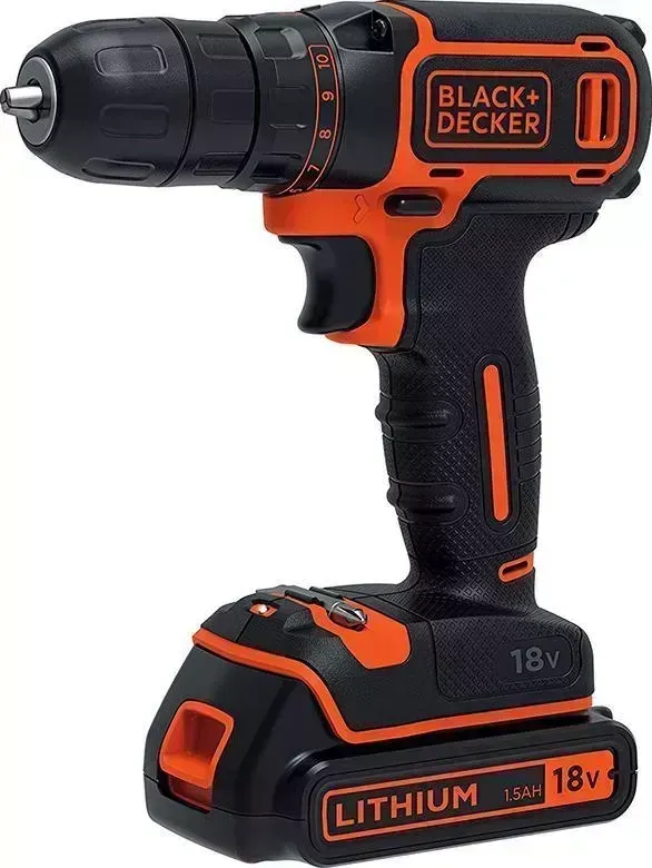 Дрель аккумуляторная BLACK&DECKER BDCDC18K-QW