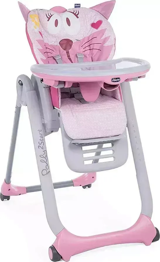 Стул для кормления CHICCO Polly 2Start {Miss Pink} 05079205810000