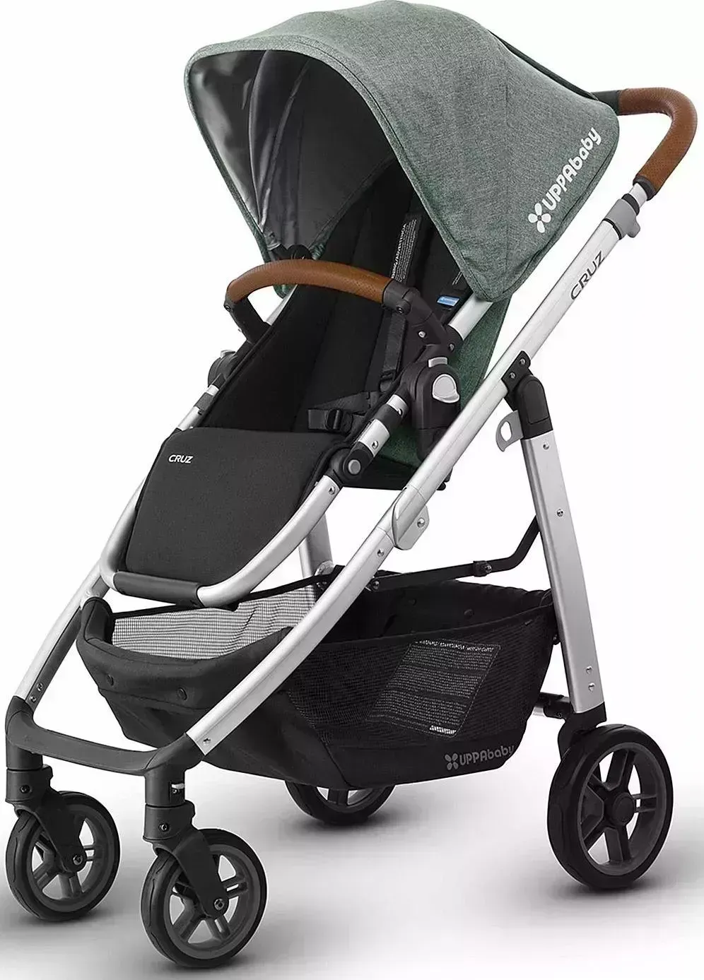 Коляска  UPPAbaby Cruz 2018 EMMETT (sage-army green malange) зеленый меланж 0418-CRZ-EU-EMT