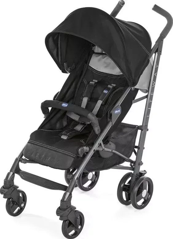 Коляска трость CHICCO Коляска- Lite Way 3 Top Jet Black