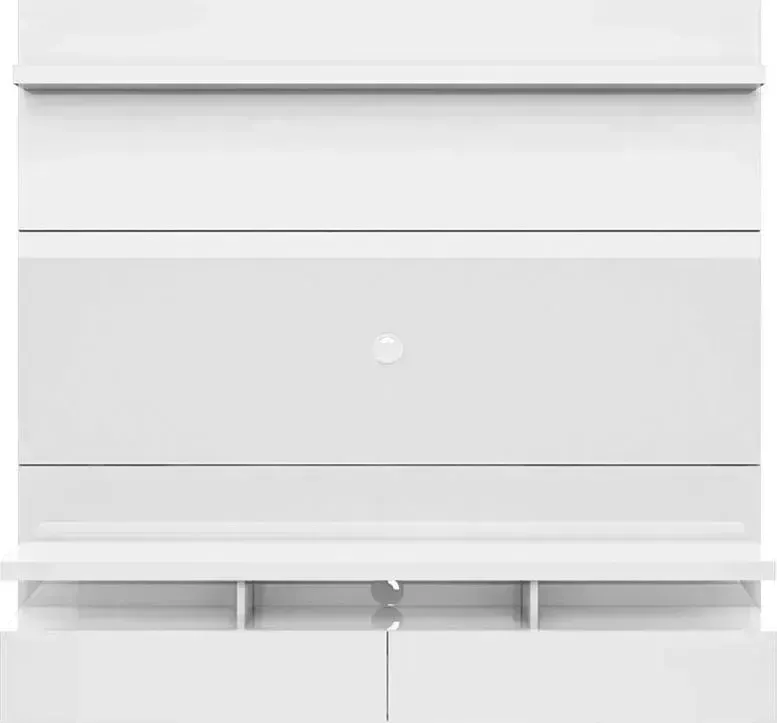 ТВ стеллаж Manhattan HOME CITY 1.8 WHITE GLOSS, PA26552 (242 52), 1611 х 1837 х 379