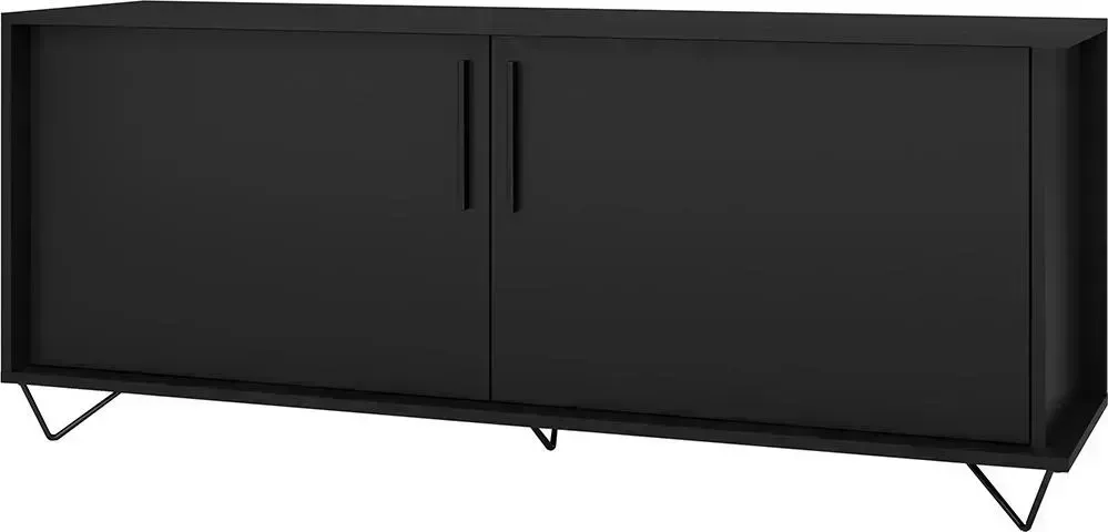 Тумба под телевизор  Manhattan EASY 2.0 ТВ черный. BLC41-184, 555 х 1350 х 355
