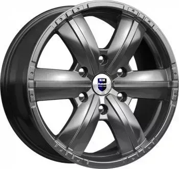 Диск автомобильный КиК Окинава 7.5X17/6X114.3 ET39 D67.1 алмаз-черный