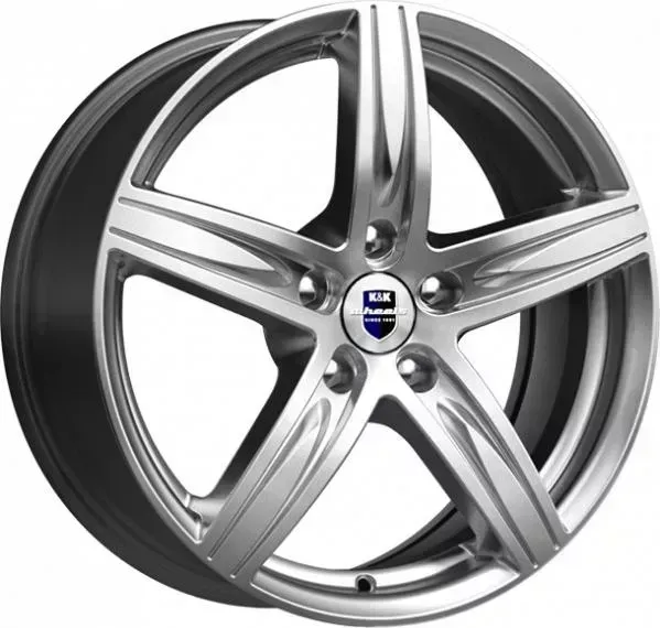 Диск автомобильный КиК Андорра 7X17/5X112 ET45 D66.6 дарк-платинум
