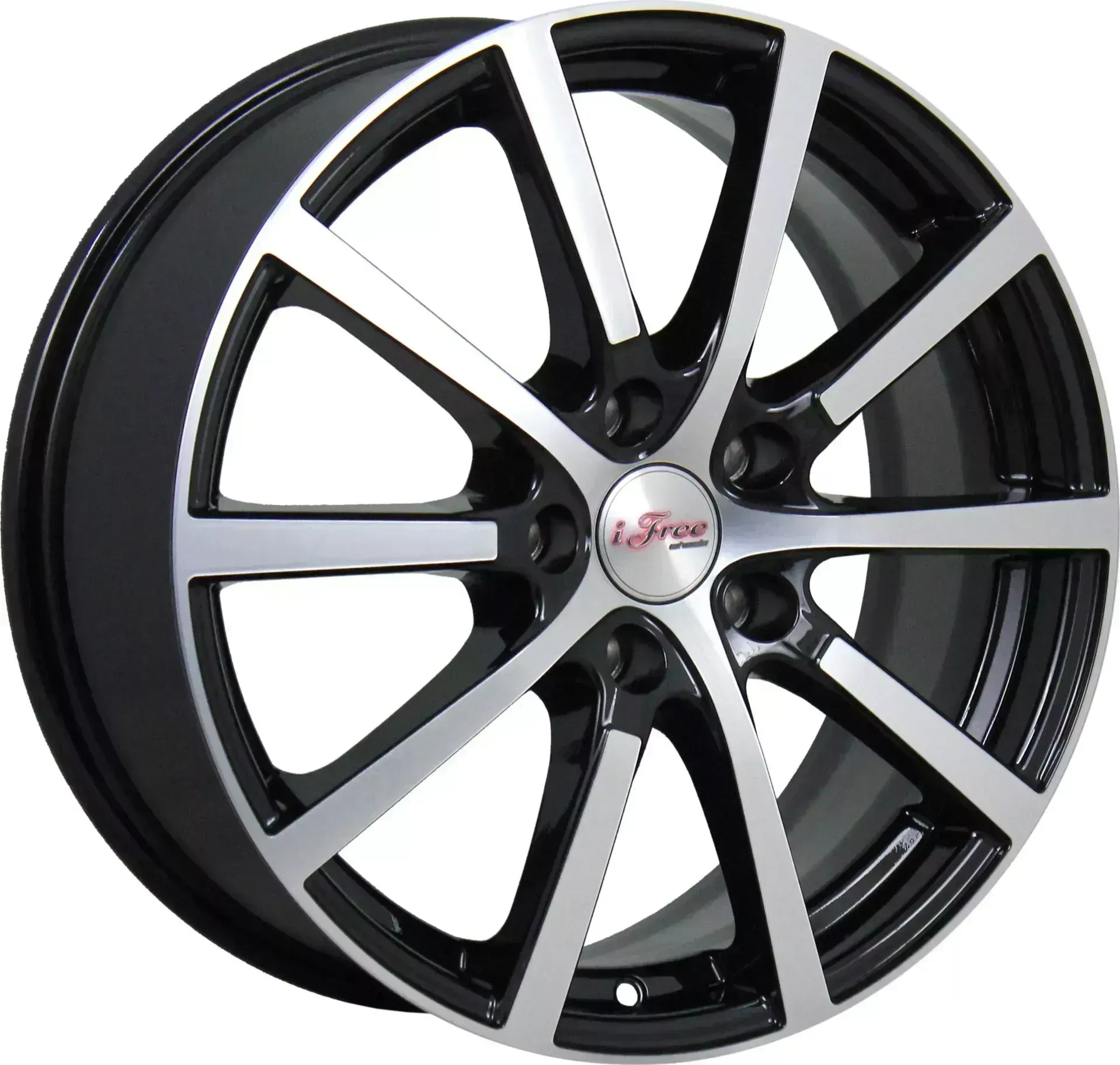 Диск автомобильный iFree Big-Byz BIG BYZ 7X17/5X112 ET35 D66.6 Блэк-Джек