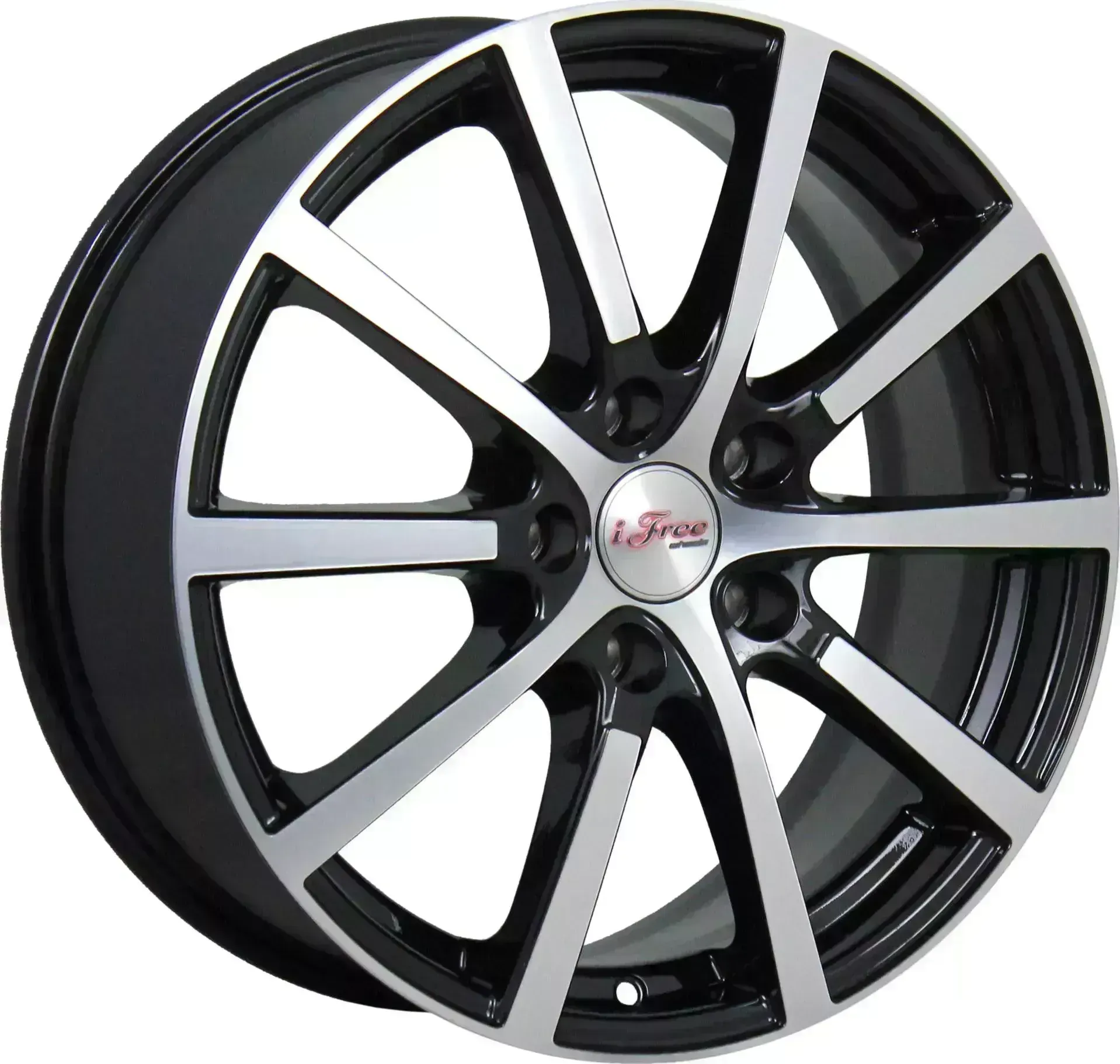 Диск автомобильный iFree Big-Byz BIG BYZ 7X17/5X112 ET50 D57.1 Блэк-Джек