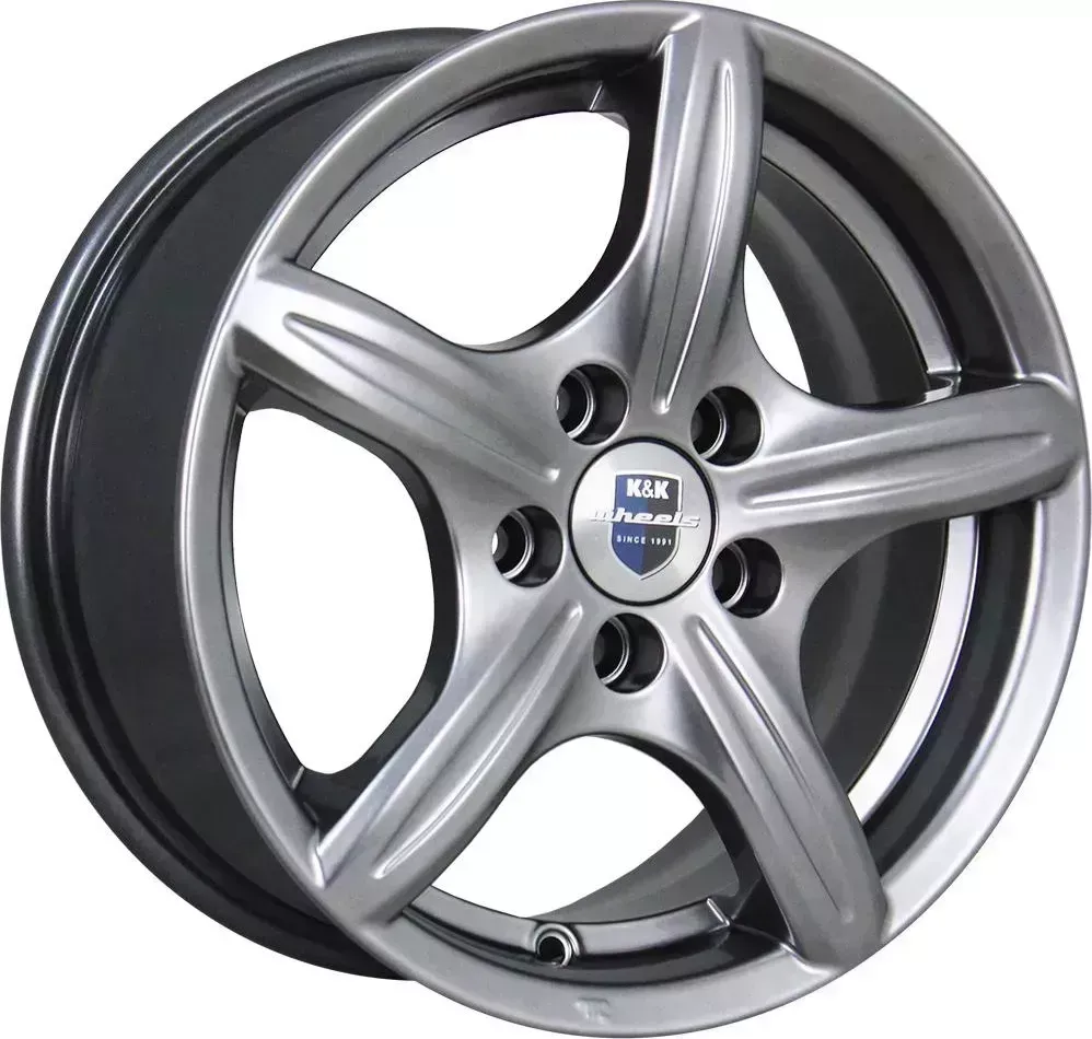 Диск автомобильный КиК Мирель 6X14/4X114.3 ET38 D67.1 дарк-платинум