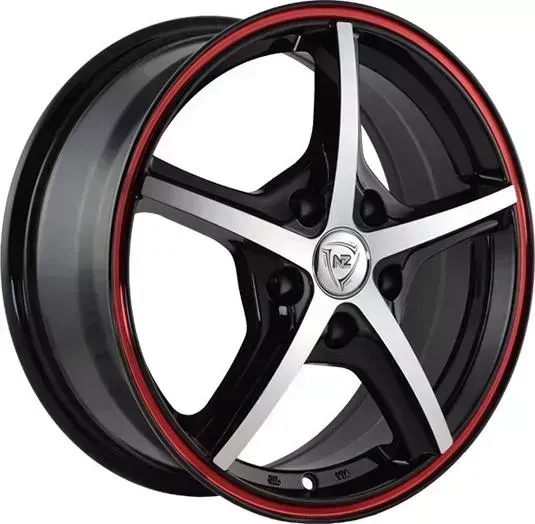 Диск автомобильный РаспродажаУценка SH667 NZ 7X17/5X110 ET39 D65.1 BKFRS*(Механические повреждения)