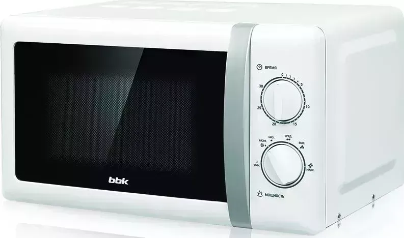 Микроволновая печь BBK 20 MWS-804 M/WS белый/серебро