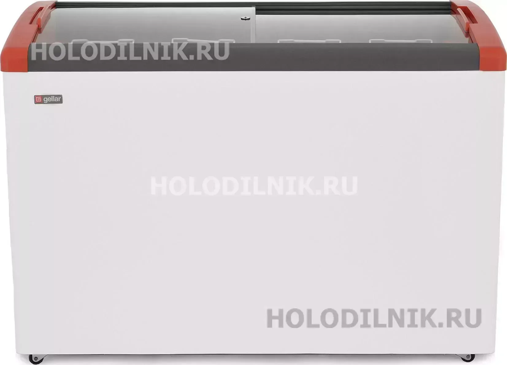 Морозильный ларь Gellar FG 400 E красный