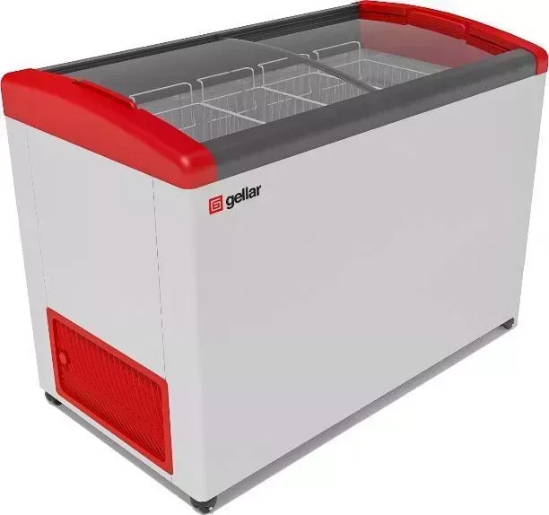 Морозильный ларь Gellar FG 500 E красный