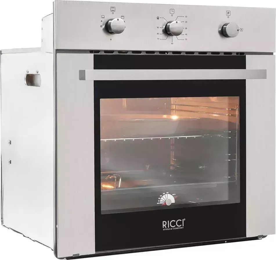 Духовой шкаф газовый RICCI RGO 640 IX
