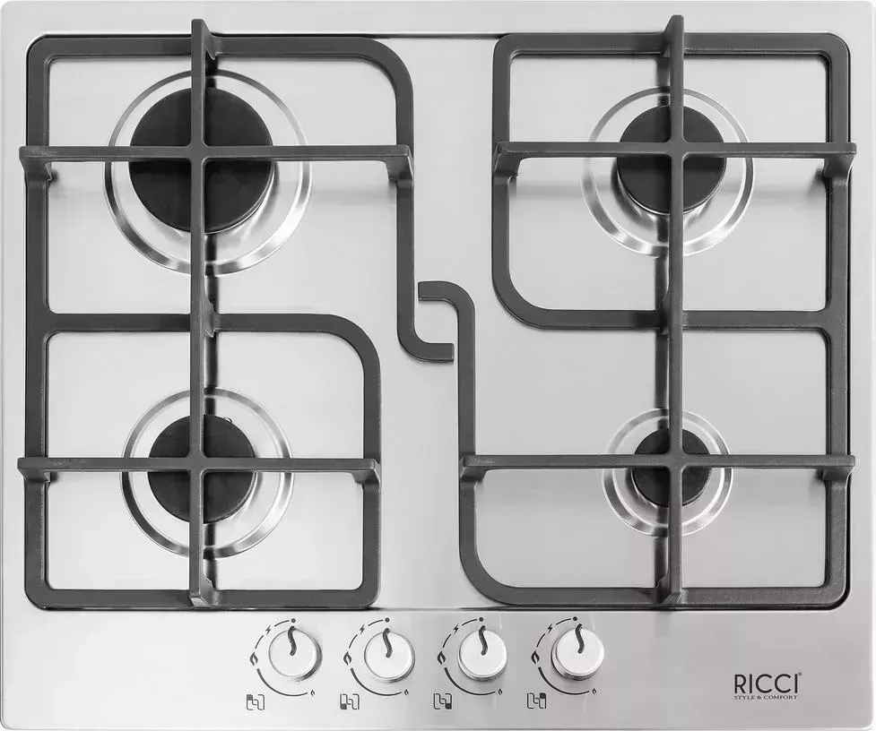 Панель варочная газовая RICCI RGN-ST 4001 IX