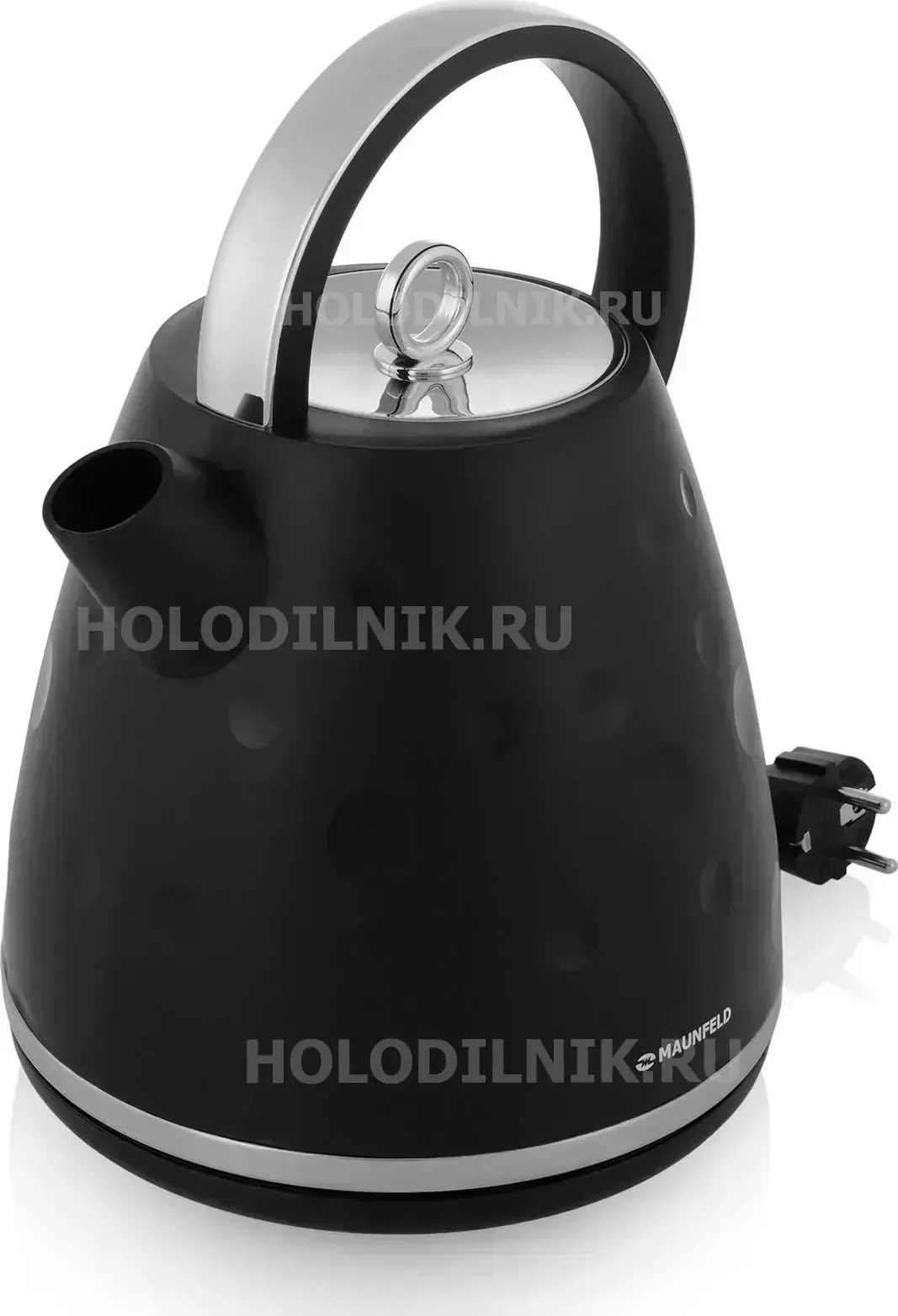Чайник электрический MAUNFELD MFK-647 BK черный с хромированными элементами
