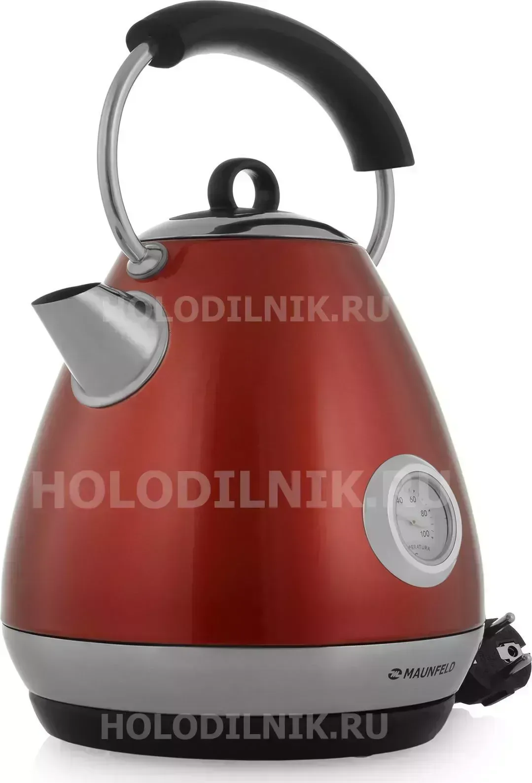 Чайник электрический MAUNFELD MFK-661 CH вишневый с перламутром