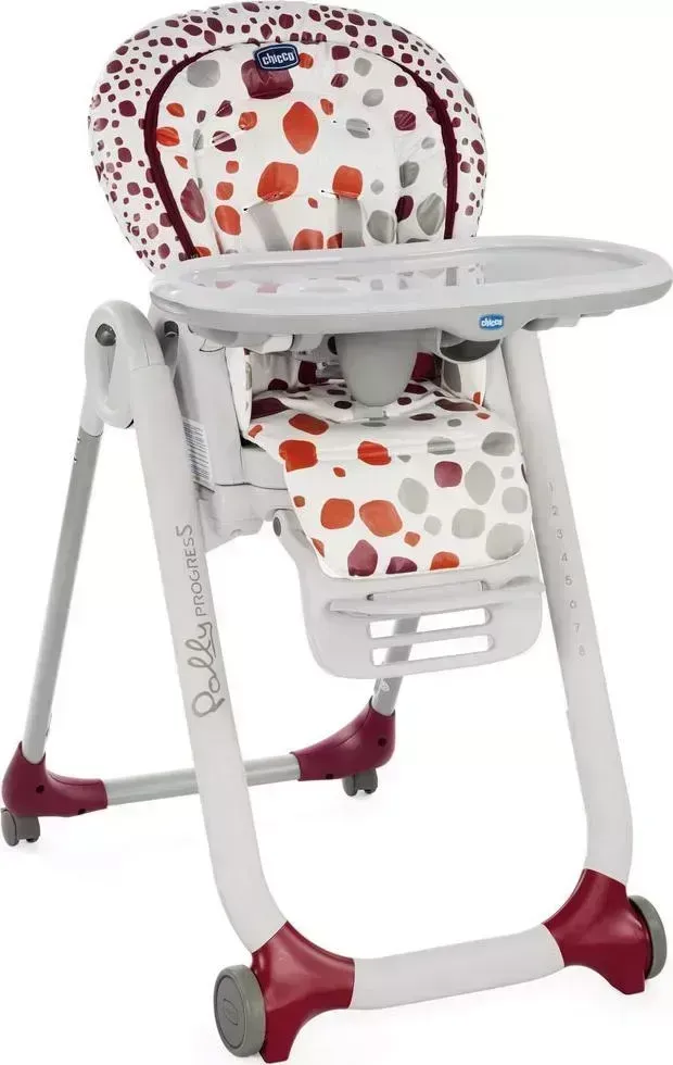 Стул для кормления CHICCO POLLY Progres5 CHERRY 05079336740000