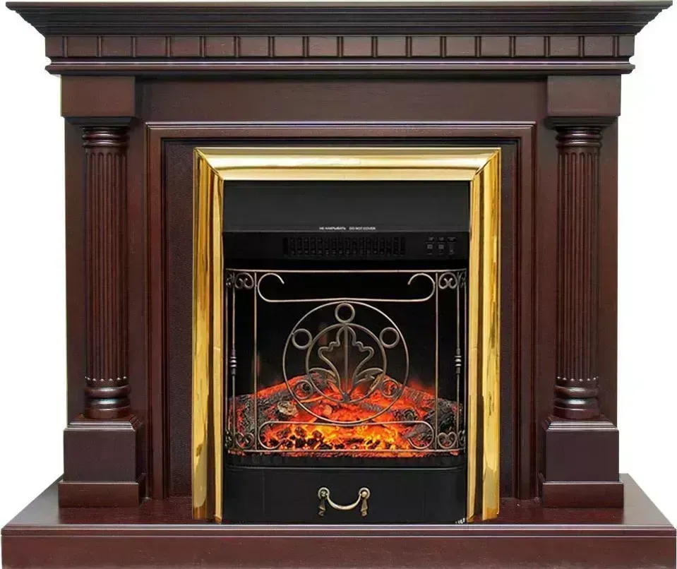 Каминокомплект Royal Flame Dallas с очагом Majestic BR тем.дуб ROYAL