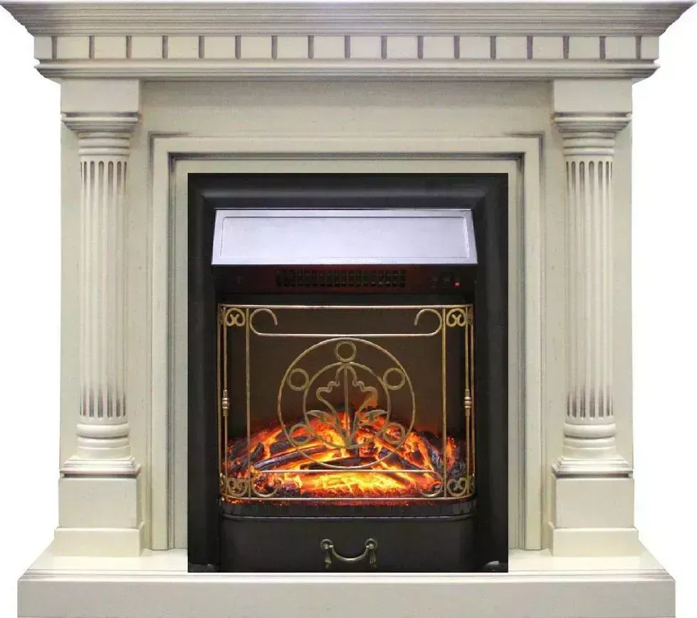 Каминокомплект Royal Flame Dallas с очагом Majestic BL сл.кость ROYAL