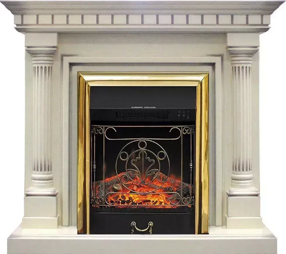 Каминокомплект Royal Flame Dallas с очагом Majestic BR сл.кость ROYAL