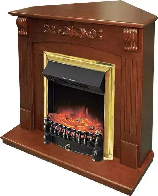 Каминокомплект Royal Flame Sorrento угл.с очагом Fobos BR орех ROYAL