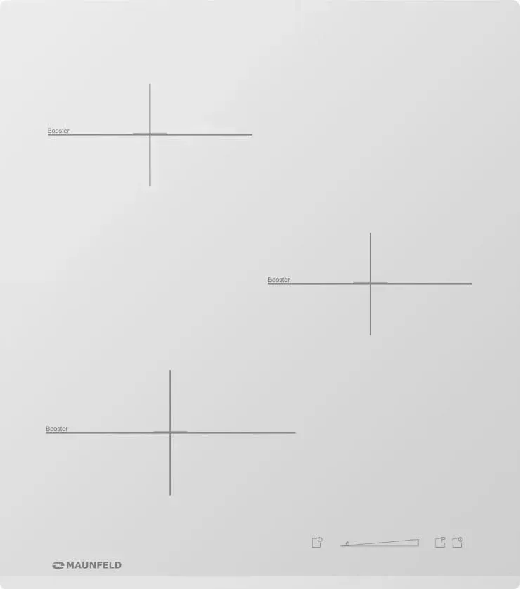 Панель варочная электрическая MAUNFELD MVI 45.3HZ.3BT-WH