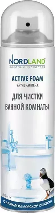 Средство чистящее NORDLAND Пена для чистки ванной комнаты с ароматом морской свежести, 600 мл. (600054)