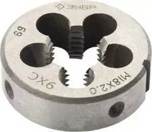 Плашка ЗУБР &quot;Мастер&quot; круглая М6x0.75 (4-28022-06-0.75)