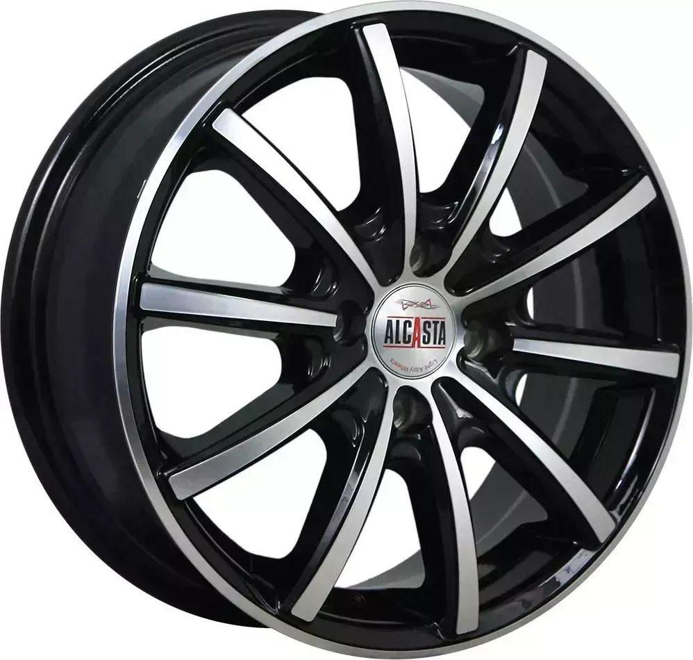 Диск автомобильный ALCASTA M58 6X15/4X100 ET40 D60.1 BKF