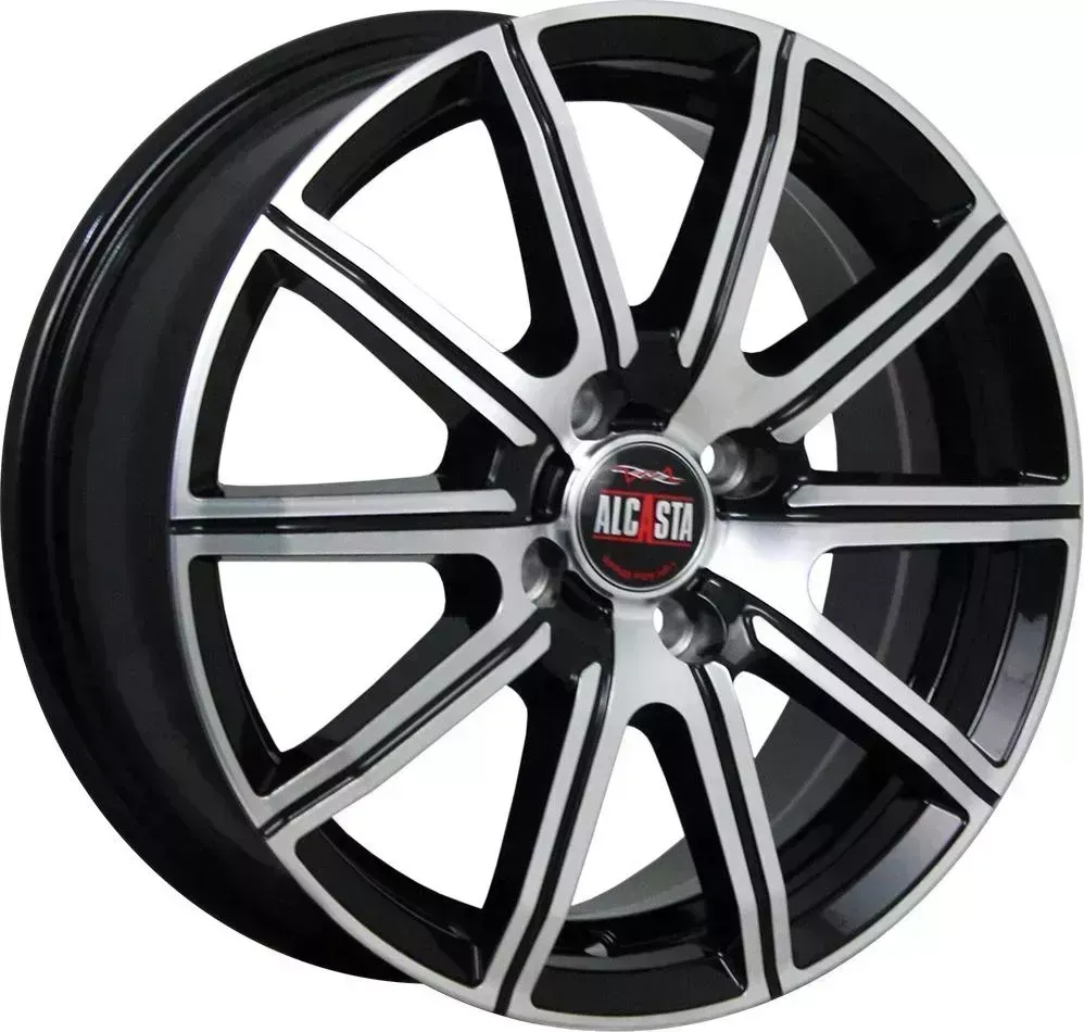 Диск автомобильный ALCASTA M55 6X15/5X100 ET38 D57.1 BKF