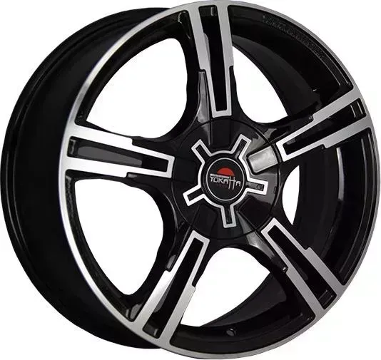 Диск автомобильный РаспродажаУценка MODEL-8 YOKATTA 7X17/5X112 ET43 D66.6 BKF*(Дефект ЛКП)