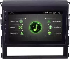 Автомагнитола INCAR Toyota LC 200 16+ (DTA-2216) Android 10/1024*600, IPS, wi-fi, 9", DSP