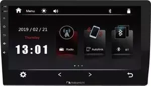 Автомагнитола Nakamichi NAM1700-MX, 10" Автомоб. мультимед сист., 4x50 Вт, RDS, MP5, USB, BT, 2,5D экран, 4V RCA Аудио выхода, MirrorLink.