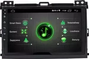 Автомагнитола INCAR Toyota LC Prado 120 (DTA-2209) Android 10/1024*600, BT, IPS, wi-fi, 9;, DSP